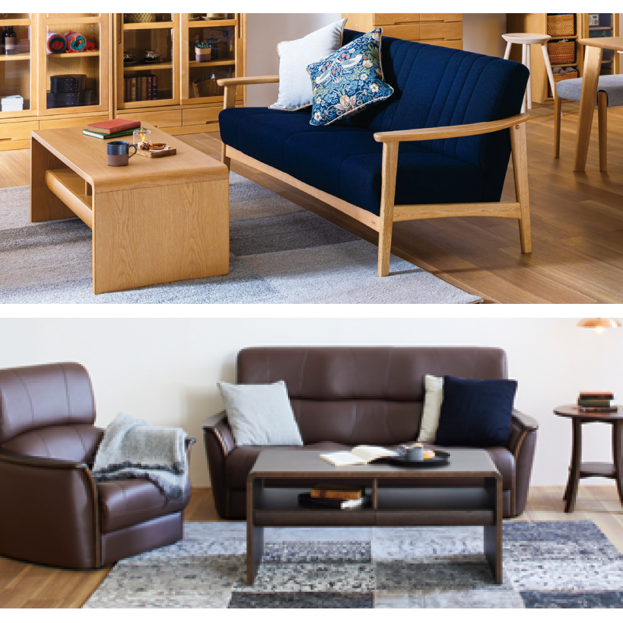 テーブル ローテーブル センターテーブル 浜本工芸 T1100 ダークオーク