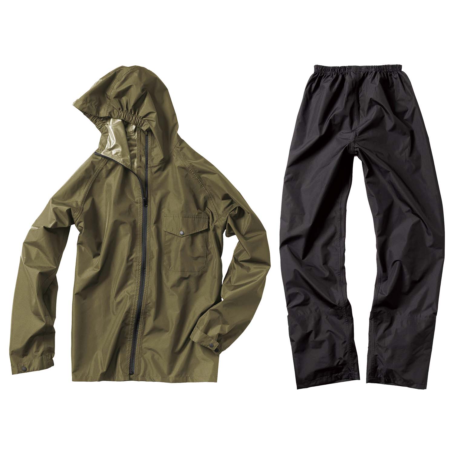 レインウェア レインコート 上下セット 男女兼用 耐水圧10000mm/H2O 透
