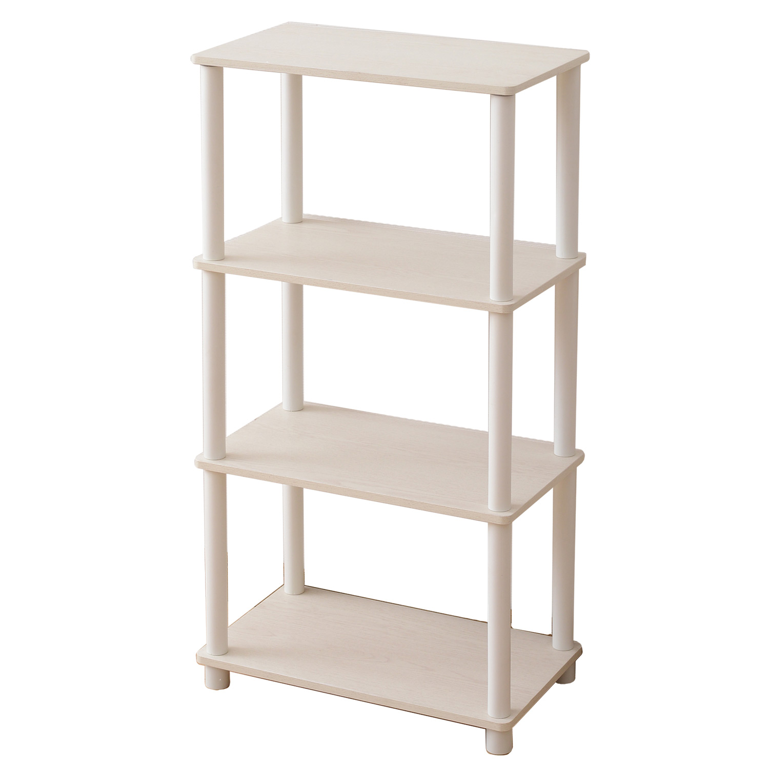 山善（YAMAZEN） ラック スリム 4段 幅47 奥行27 高さ93cm 棚 シェルフ