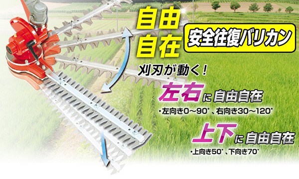 ニシガキ工業 芝刈機 L型バリカン400 N-831 刈払機 除草機 利器 農工具