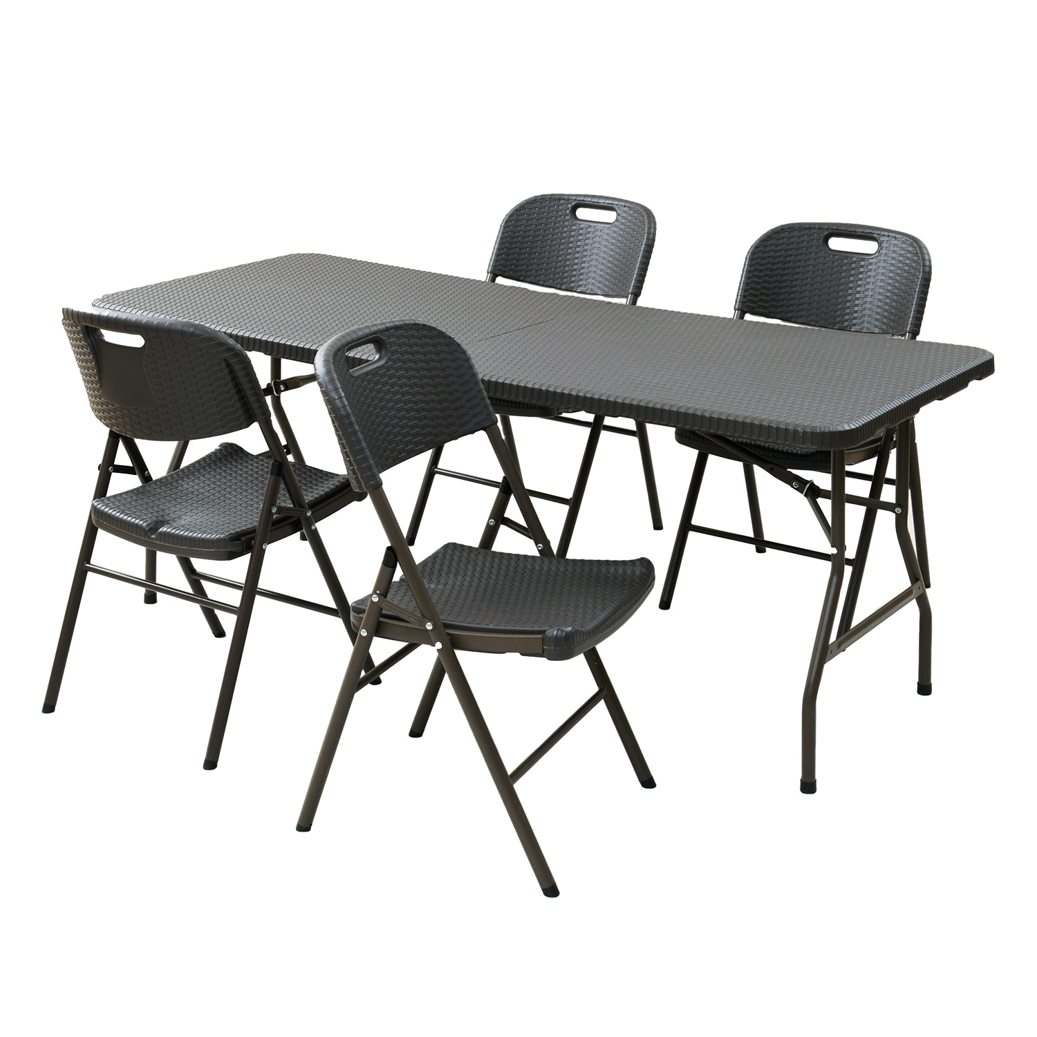 山善（YAMAZEN） ガーデンファニチャー ガーデンテーブルセット