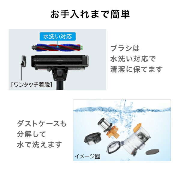 日立（HITACHI） 掃除機 スティッククリーナー サイクロン式 日本製 PV