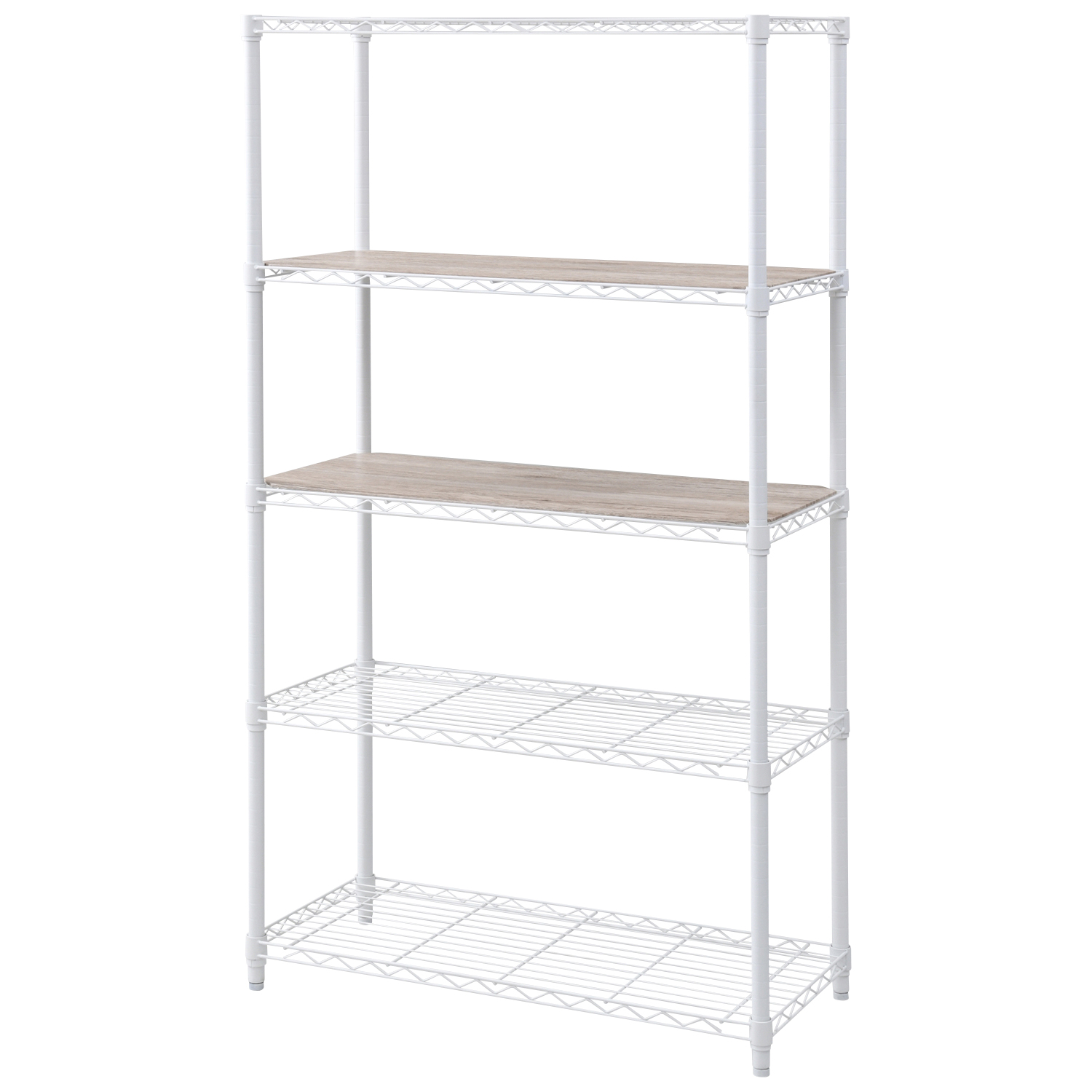 山善（YAMAZEN） スチールラック 棚 木製棚板2枚セット 幅86.5 奥行39