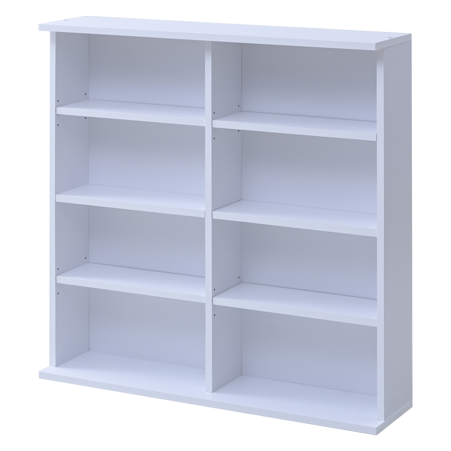 山善（YAMAZEN） 本棚 スリム 薄型 幅90 奥行き22 高さ92 cm 積み重ね