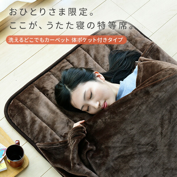 ホットカーペット 洗える ホットマット 洗えるどこでもカーペット 80