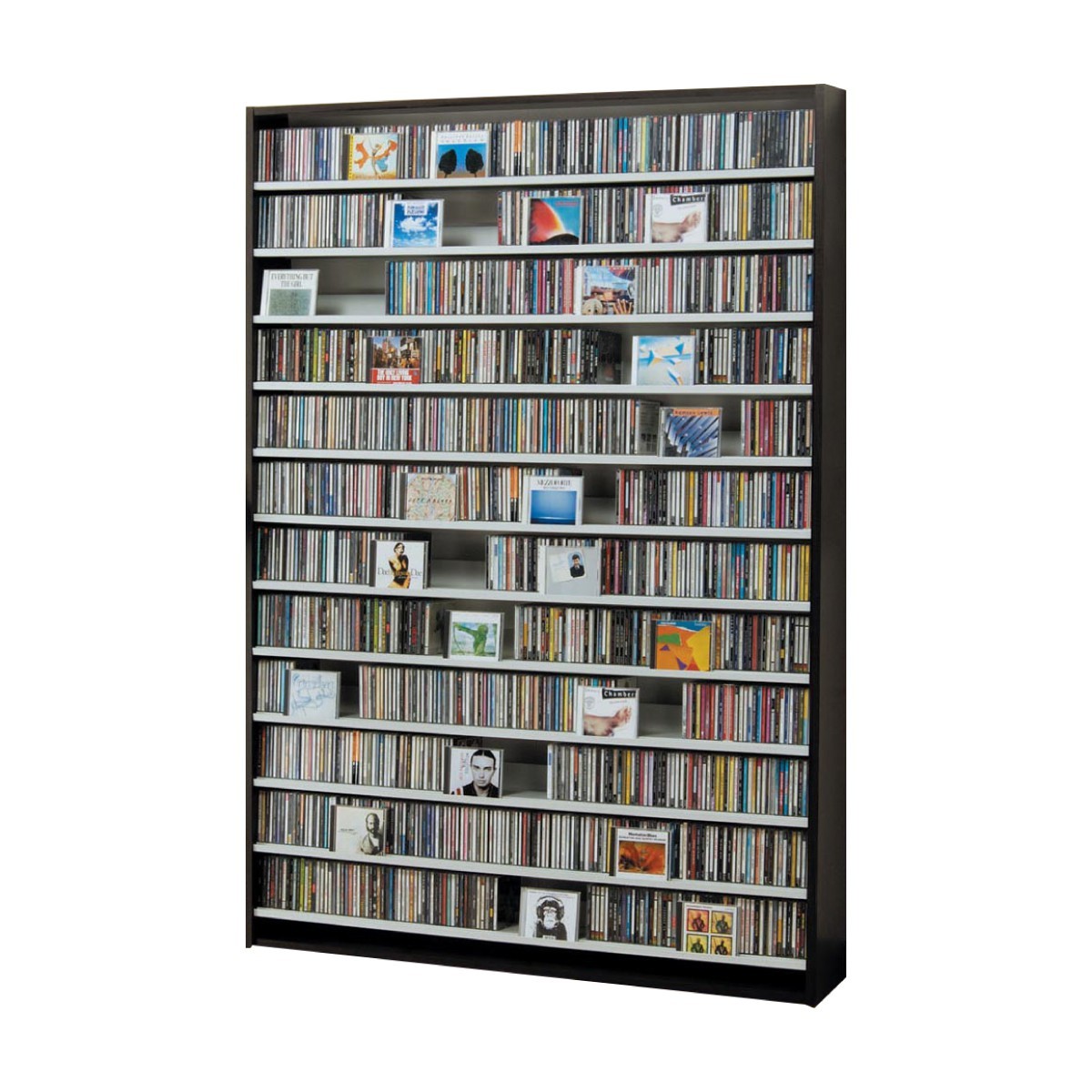 オークス（AUX） CDラック DVDラック 大容量 コミック収納 本収納 CD