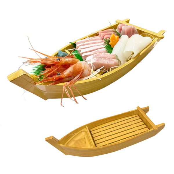 舟盛り 器 1個 （小 1〜2人前）プラスチック 船盛り皿 容器 (容器のみ