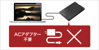BUFFALO（バッファロー） ポータブルSSD SSD-PG2.0U3-BC/D [外付けSSD