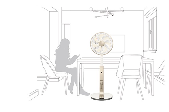 Panasonic（パナソニック） 扇風機 F-CV339-N [リビング扇(シルキー