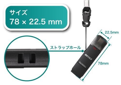 BUFFALO（バッファロー） ポータブルSSD SSD-SDH2.0U3BA/D [USB3.2