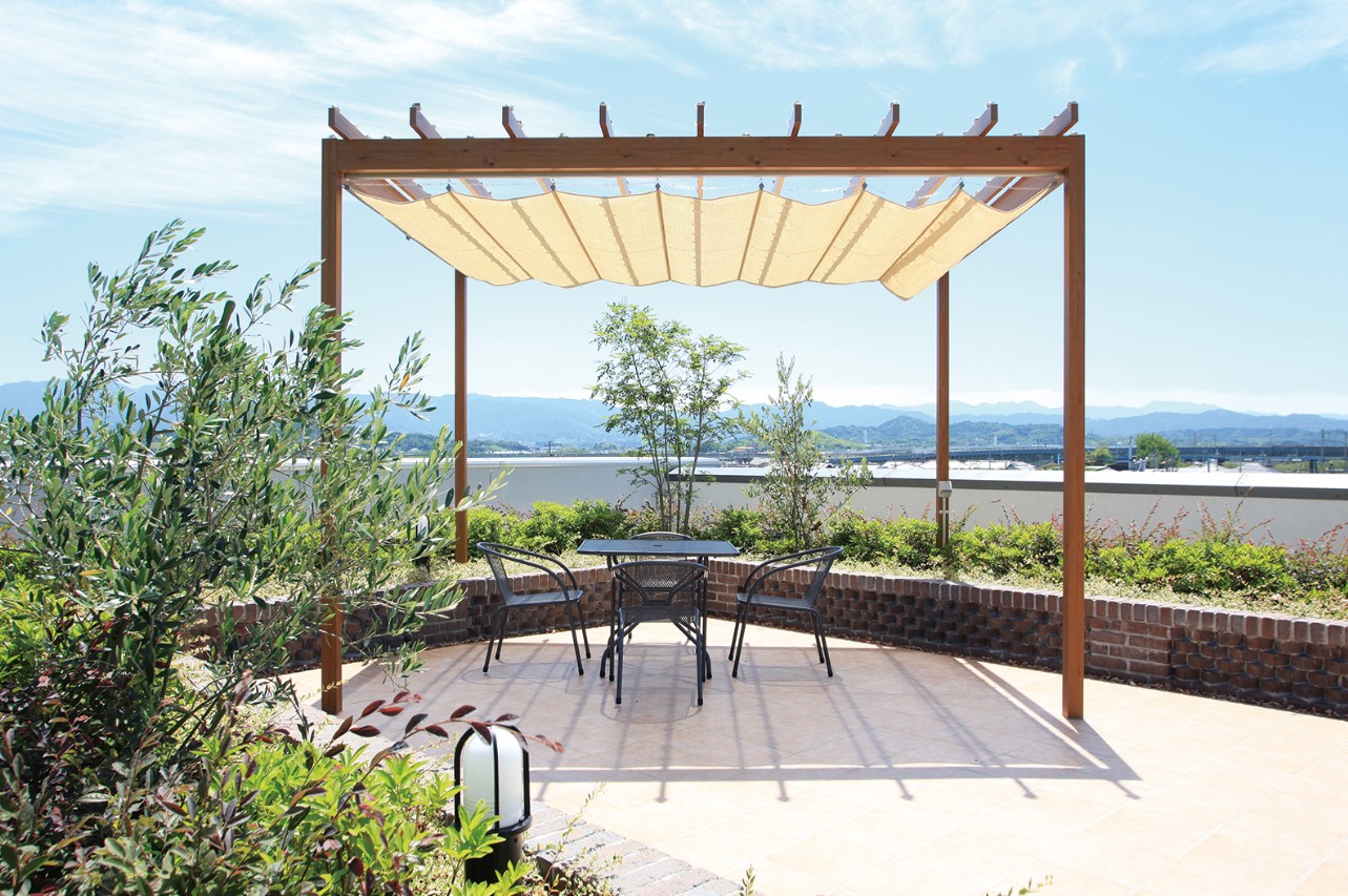 タカショー パーゴラポーチ 独立タイプ 間口2間×奥行4尺 ラッピング