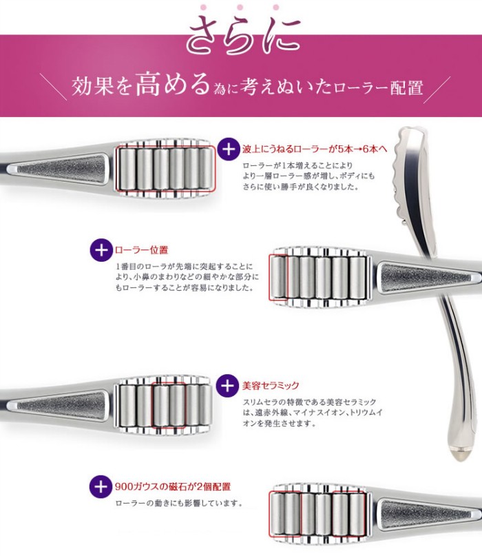 スリムセラプラス 美顔器 美顔ローラー : HOMARE Yahoo!店 - 通販