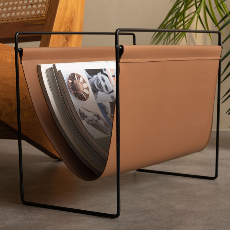 ELEMENTS マガジンラッホルダー ラック 薄型 スリム コンパクト ソファ