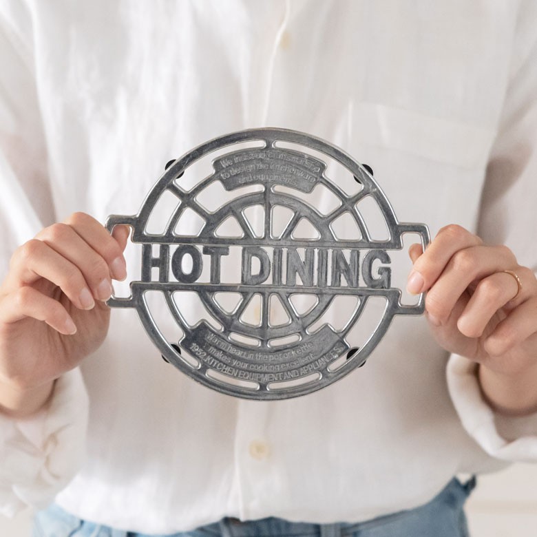 鍋しき トリベット アルミ 鍋敷 シルバー サークル 丸 アルミ