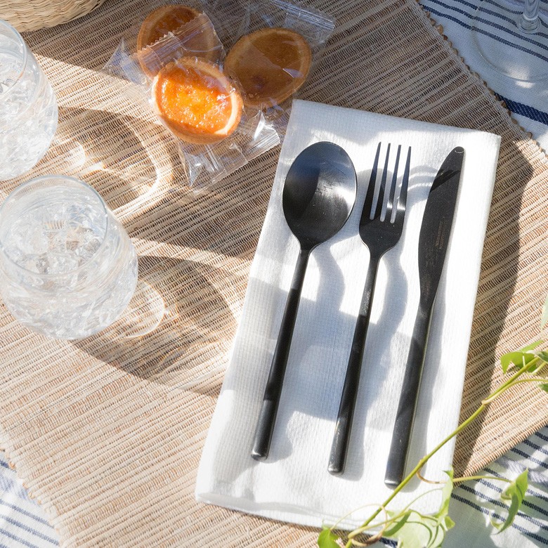 ディナーフォーク ブラック おしゃれ フォーク カトラリー 黒