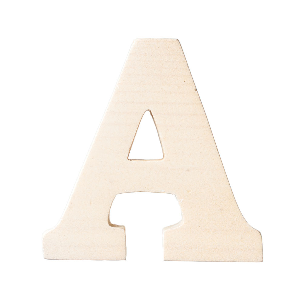 ELEMENTS アルファベット イニシャル オブジェ 木製 木彫り