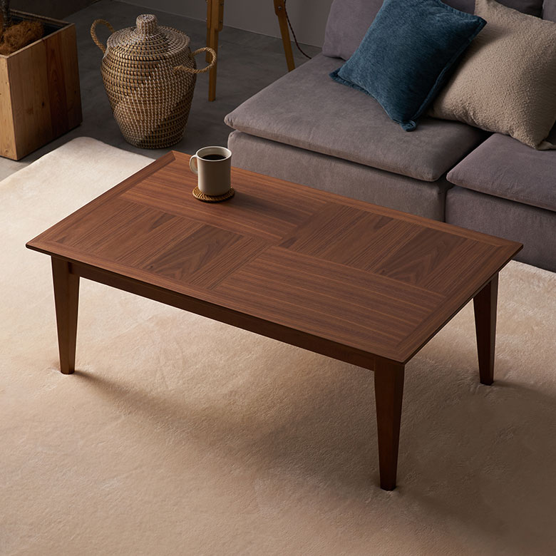 東谷 こたつ テーブル 約 幅 100cm ウッド 天然 木 目 長方形 本体