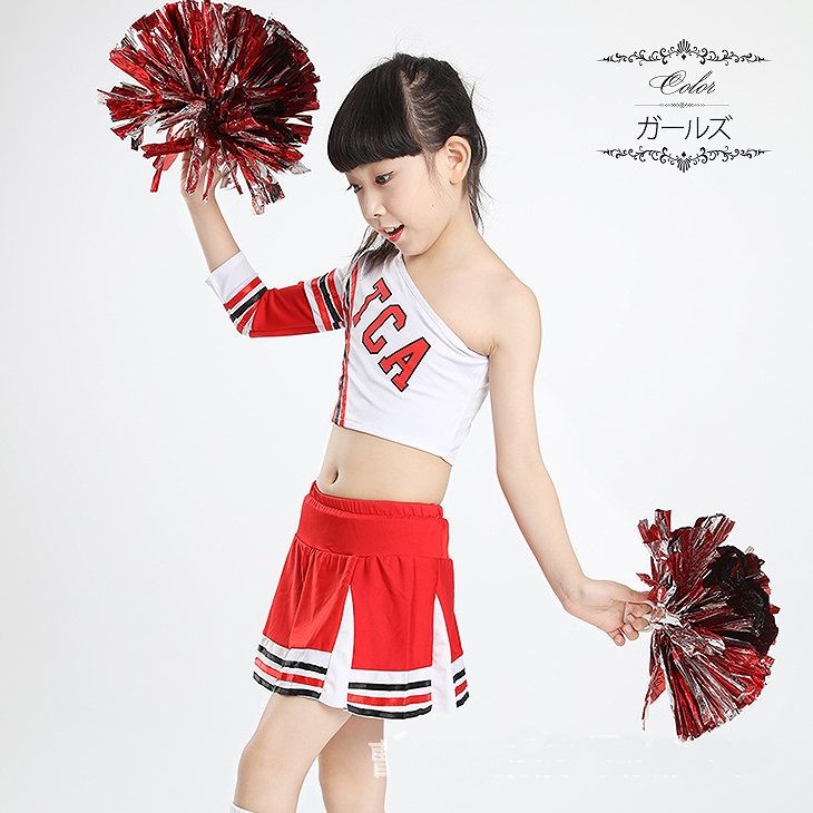 チアリーダー チアリーディング 子供用 キッズ 女の子 男の子 トップス