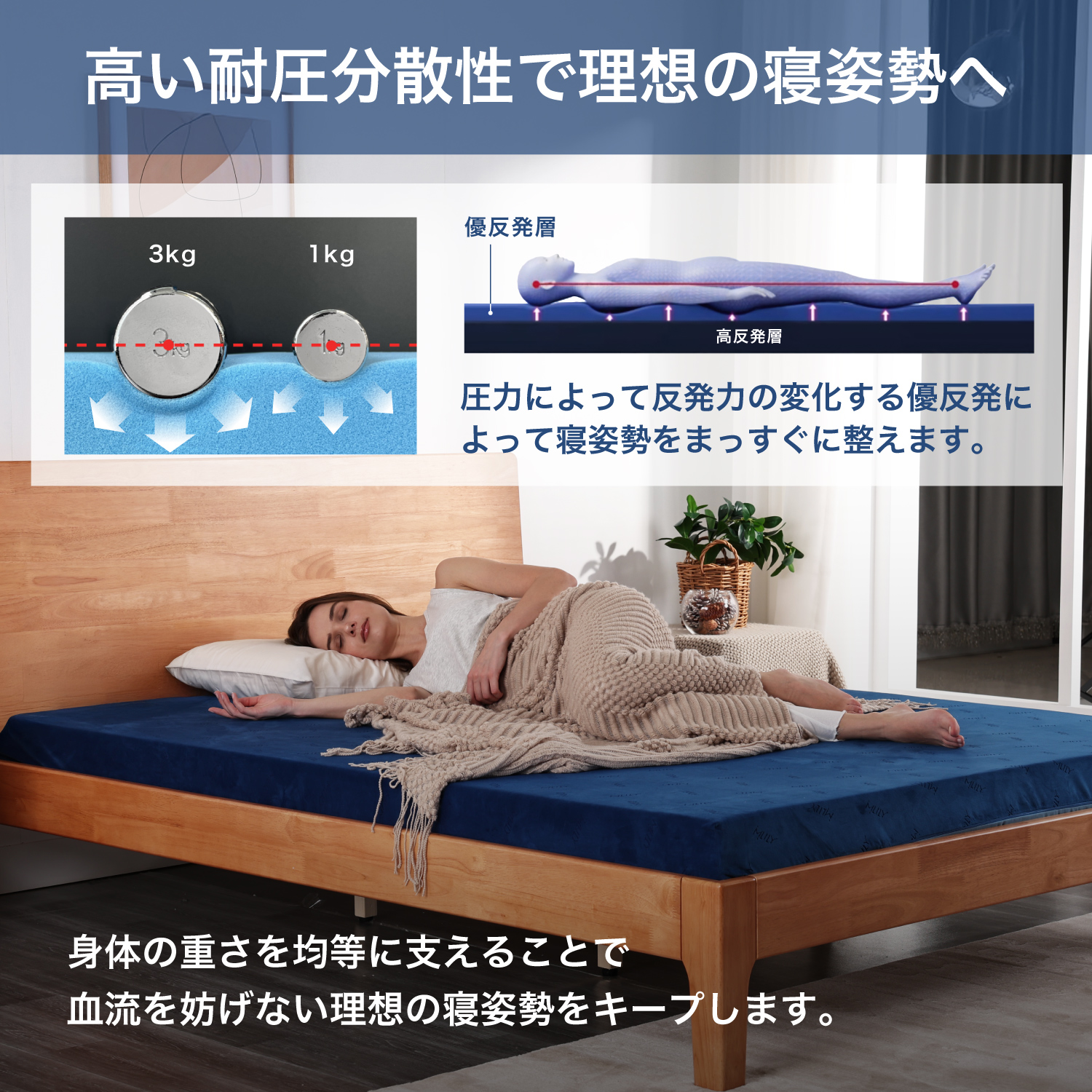 MLILY（エムリリー） 【医師・専門家が推奨】 マットレス シングル