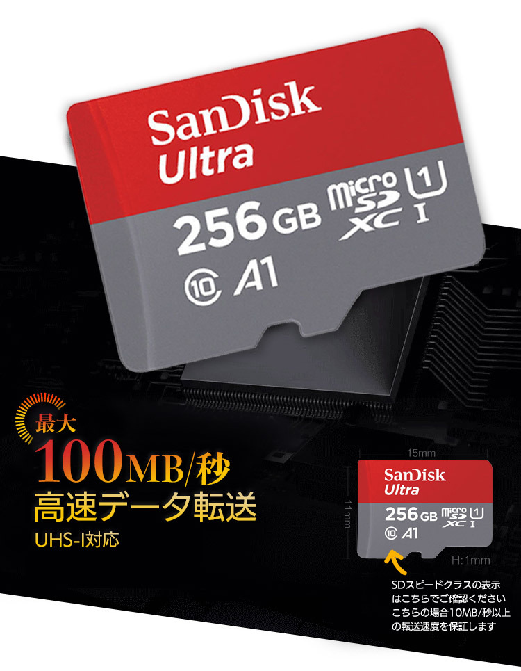 SanDisk（サンディスク） SanDisk microSDカード 256GB SDカード Ultra