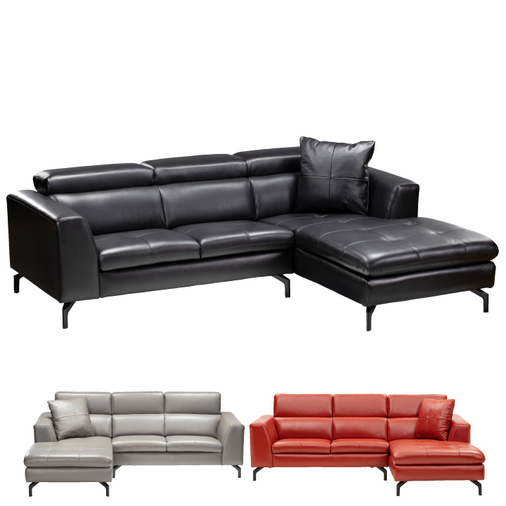 カウチソファ 本革 レザー ソファ L字 おしゃれ 高級 モダンデザイン