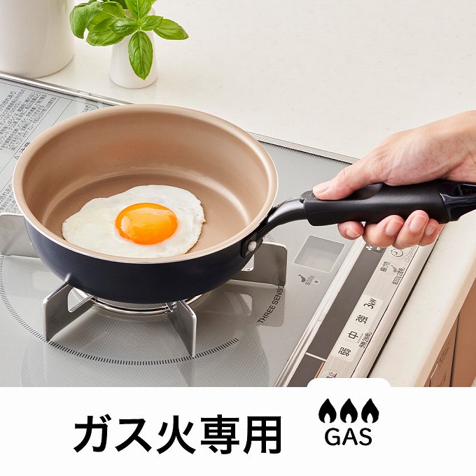 evercook フライパン エバークック ガス火専用 初めの1枚 18cm 深型
