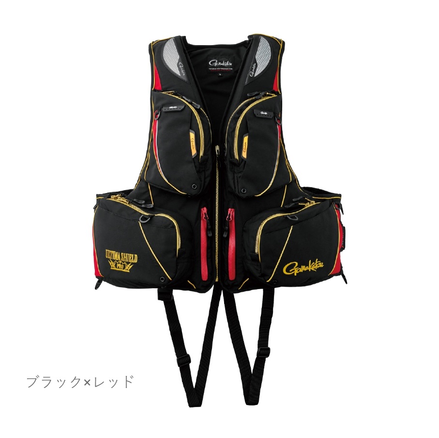 Gamakatsu 釣り ライフジャケット、フローティングベスト