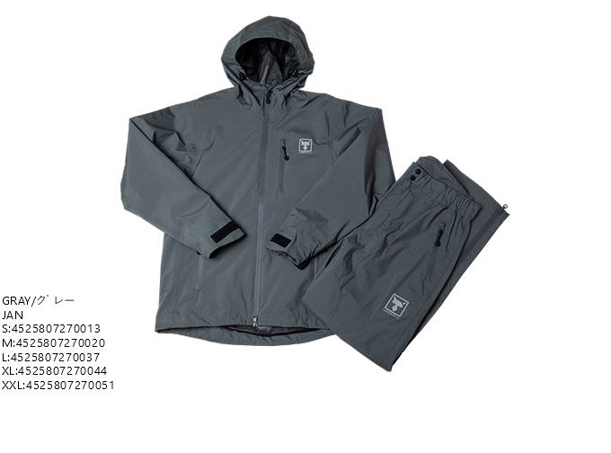 JACKALL（ジャッカル） RFジャケットセットアップ (ブラック／L