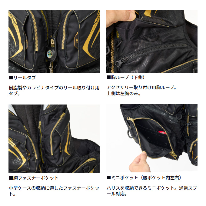 DAIWA（ダイワ） DF-3025T (ブラック XL) トーナメント バリアテック