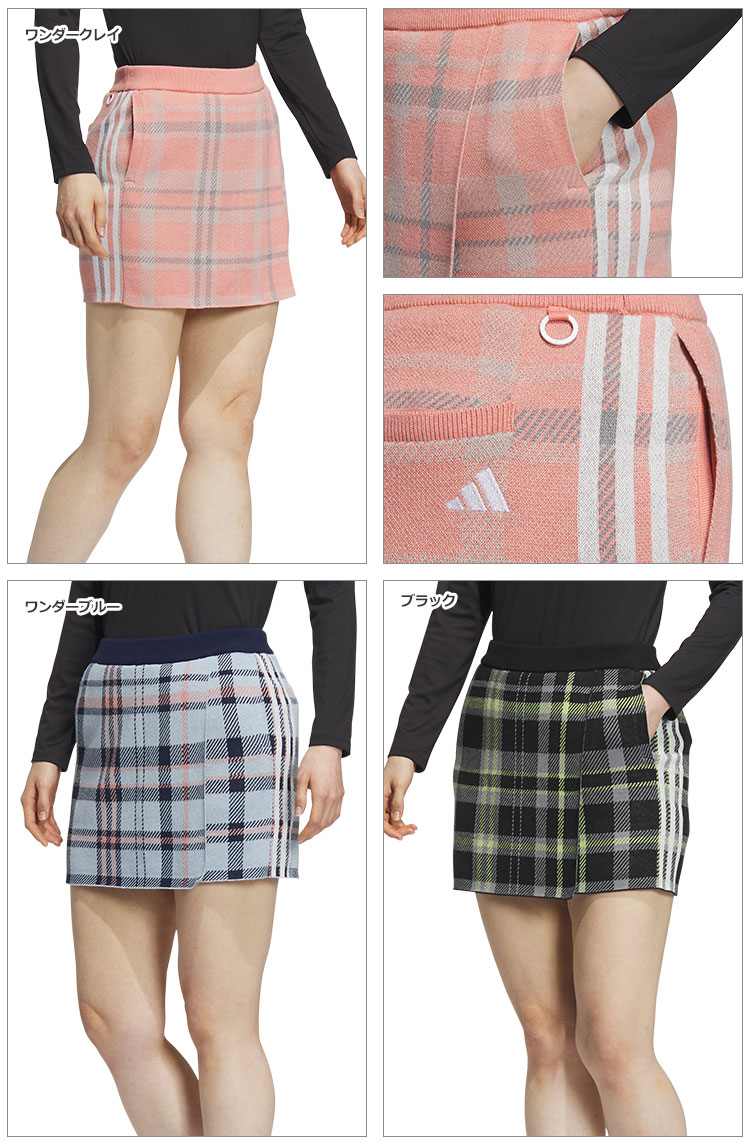 adidas（アディダス） ゴルフウェア MMT92 タータンチェック ニット