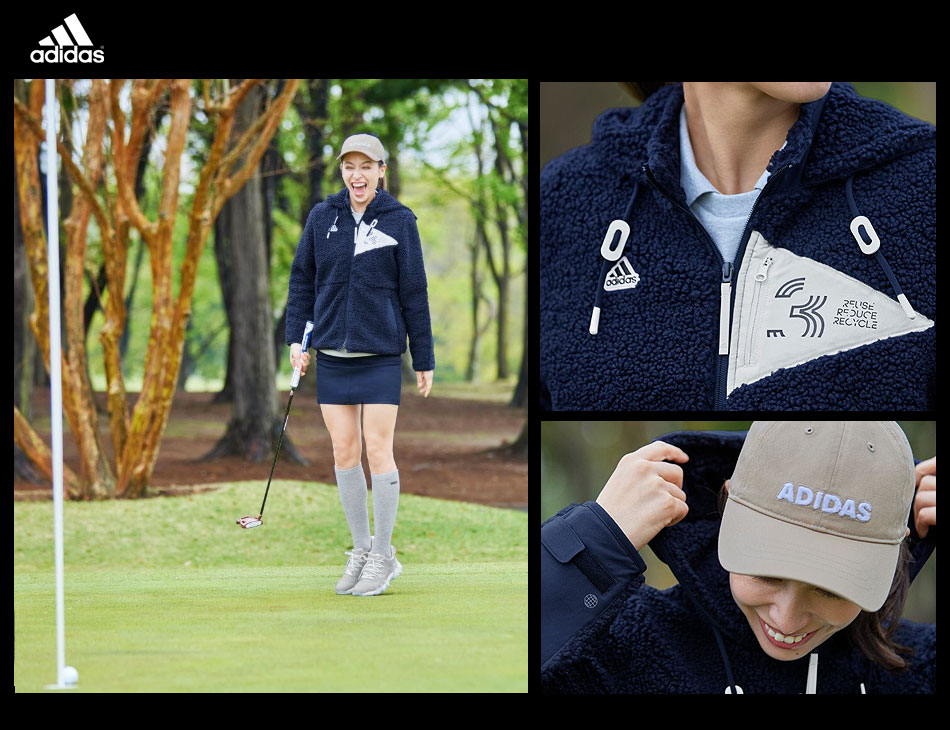 adidas（アディダス） ゴルフウェア BY044 ボアフリース 長袖