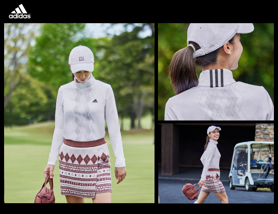 adidas（アディダス） ゴルフウェア MMR97 COLD.RDY アーガイル