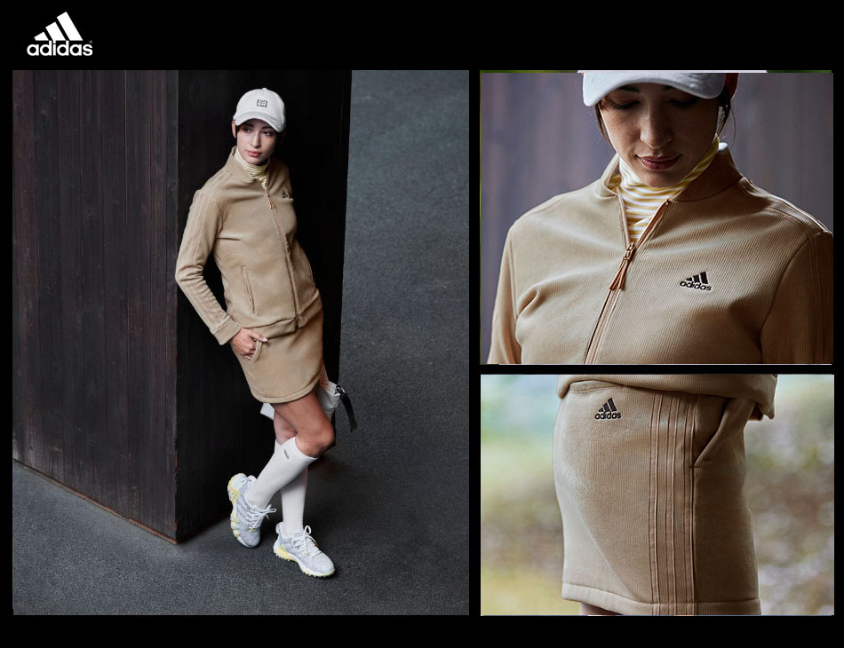 adidas（アディダス） ゴルフウェア SW136 スリーストライプス