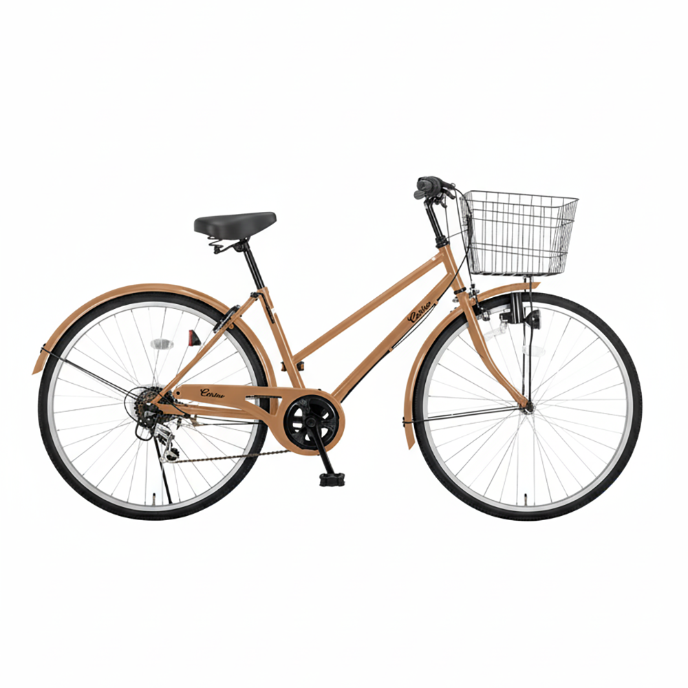 オオトモ 完成品 自転車 26インチ 組立済 ダイナモライト 6段変速