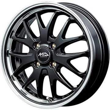 マルカサービス 【ホイール単品4本セット】 MID WHEELS エグゼ7 4.5J