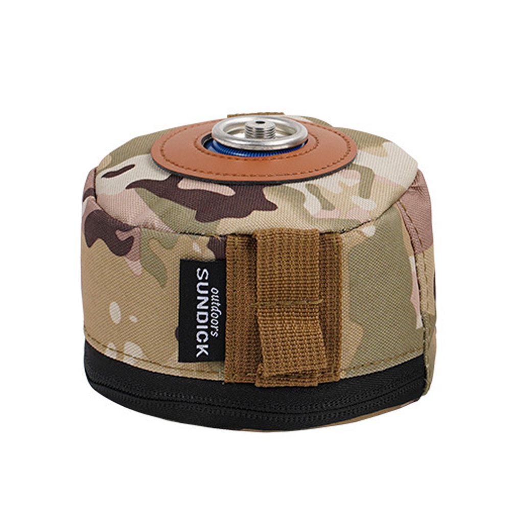 アウトドア用OD缶ケース 迷彩柄 230G用 450G用選択可 900D