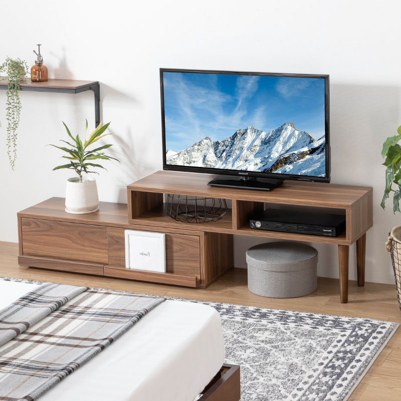 MINT テレビ台 ローボード テレビボード コーナー 伸縮 幅96 幅183