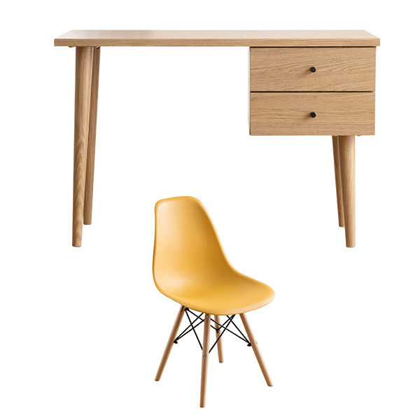 MINT デスク＆チェアセット デスク チェア セット 木製スリムデスク