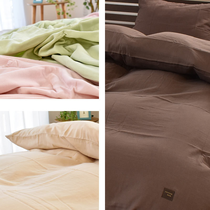 掛け布団カバー ダブル 日本製 綿100％ 2重ガーゼ ふわふわシフォン