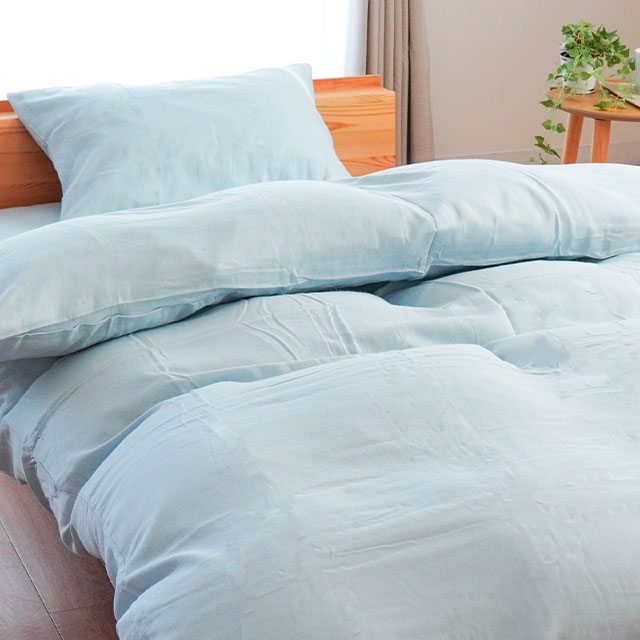 和晒 布団カバーセット シングル 3点セット 日本製 綿100％ 2重ガーゼ