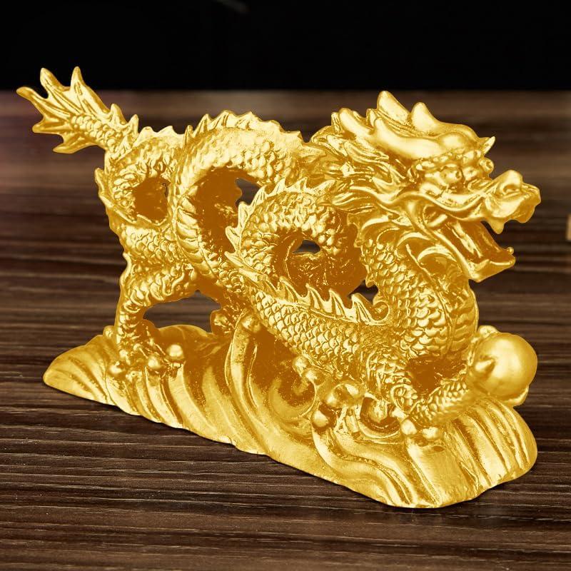 龍の置物 五本爪 龍神 守り神 昇運金龍 玄関 縁起物 龍干支 置物 金運