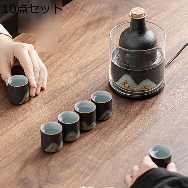 酒器 10個セット おちょこ ぐい呑 徳利 お酒入れ 和食器 徳利1個