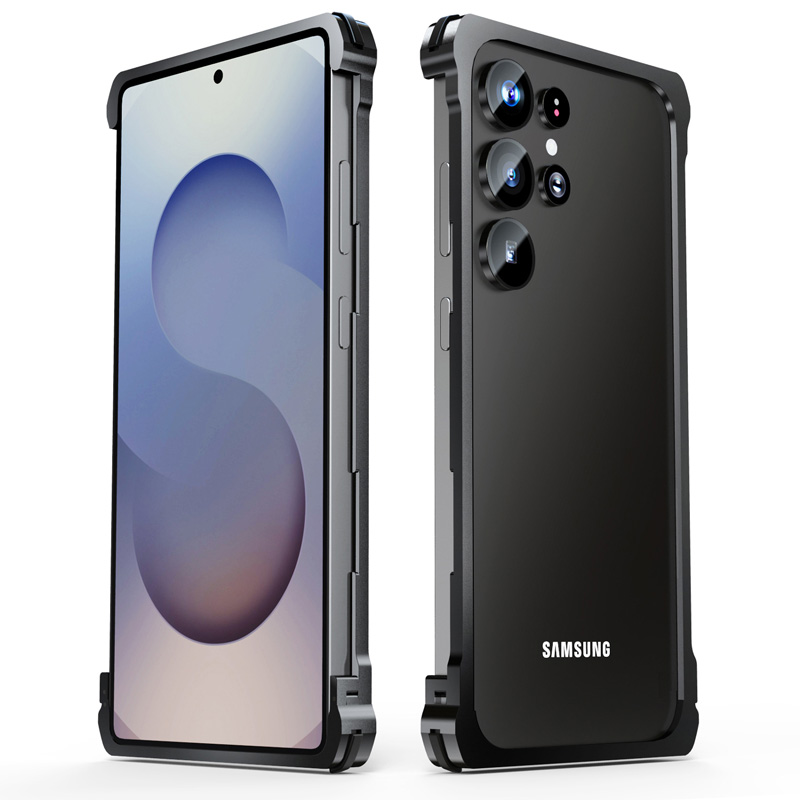 バンパーフレーム バンパーロック 背面シート Galaxy S25 Ultra ケース