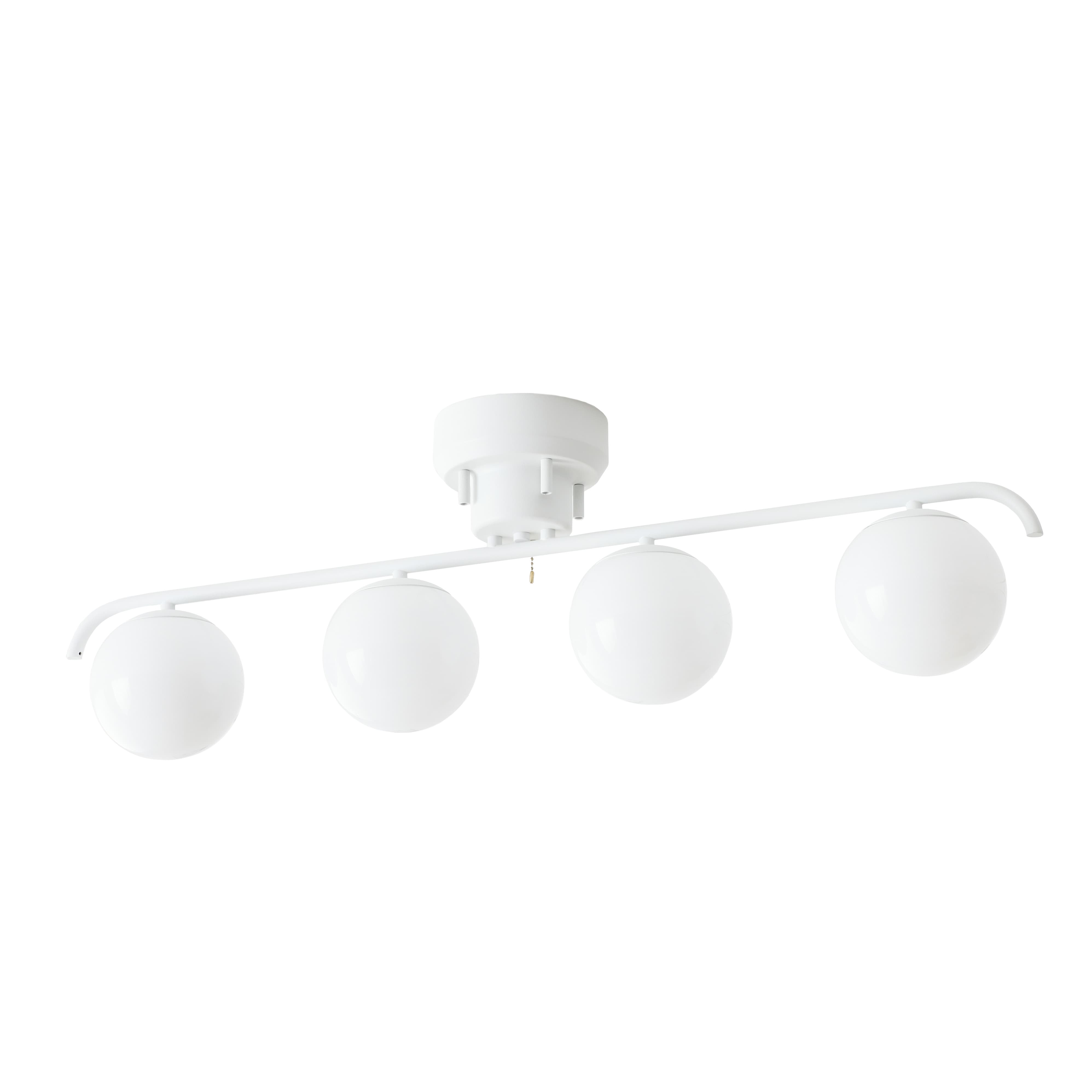 VENTOTA シーリングライト ガラスライト 4灯 リモコン付き 電球