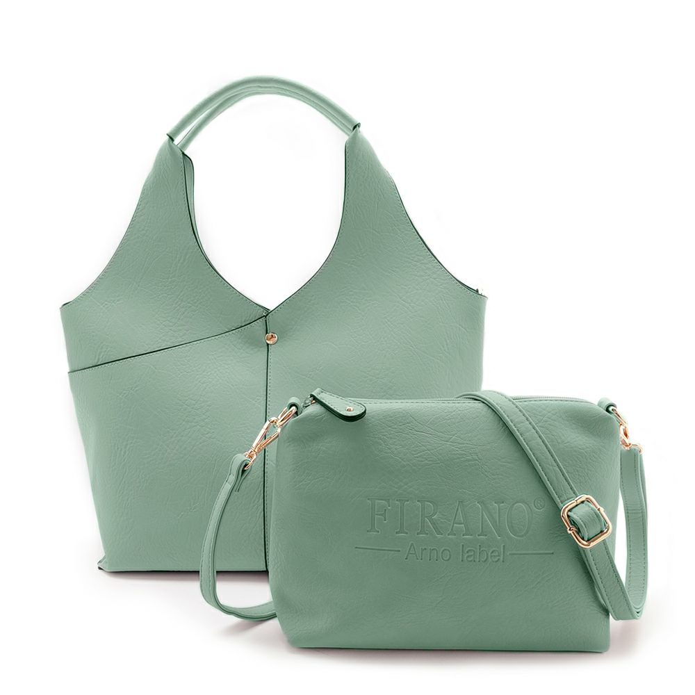 FIRANO（フィラノ） ステッチポケットトートバッグ＆ショルダーバッグ