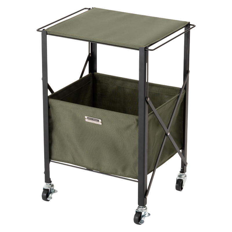 東谷 折りたたみワゴン トレー サイドテーブル キャスター付き