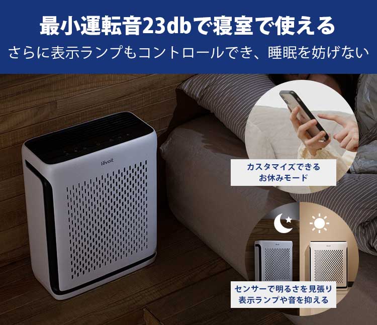 Levoit （レボイト） 空気清浄機 Vital100s 〜21畳 バイタル100s 強力