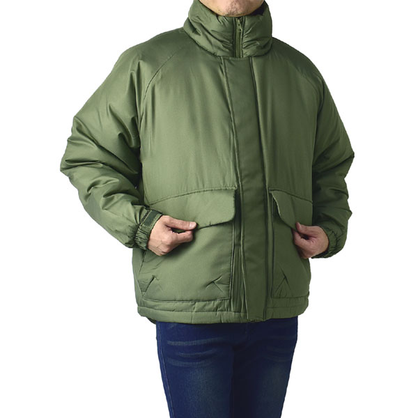 FLAG ON CREW 中綿ブルゾン メンズ ハッピージャケット デュスポ生地