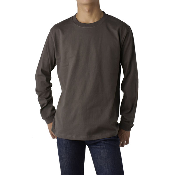 D Factory 6.6オンス ロングスリーブ コンフォート 無地 長袖 Tシャツ