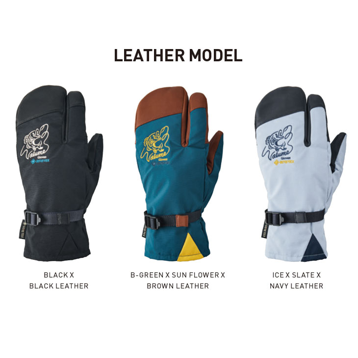 REW 23-24 VOLUME GLOVES グローブ ミトン THREE KING LEATHER MODEL